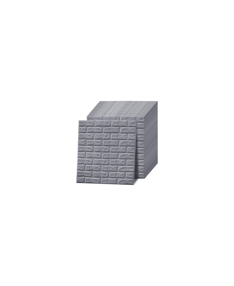Set 10 Panou De Perete 3D Autoadeziv Din Spuma Moale