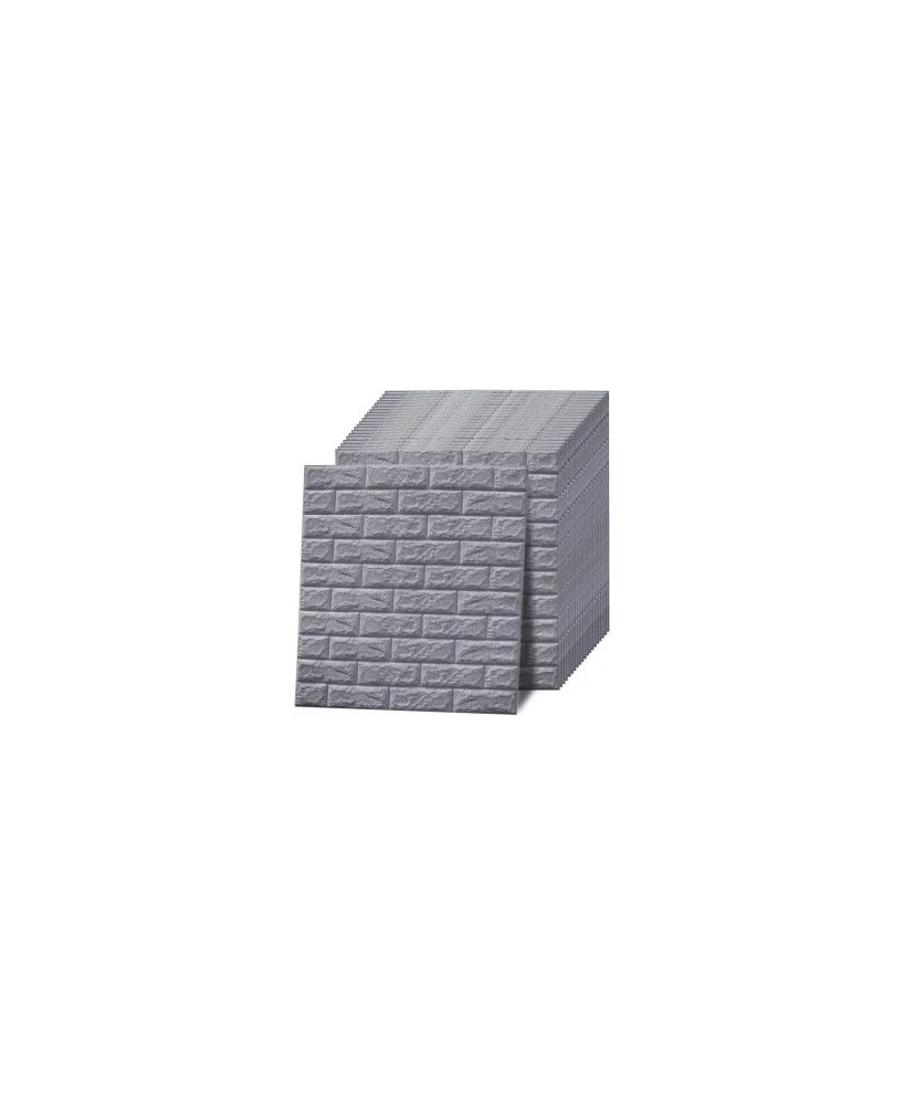 1,1lei Buc /Set 200 Panou De Perete 3D Autoadeziv Din Spuma Moale X5mm Grosime